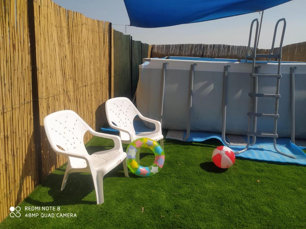 אצל דוד בכפר Lägenhet Kfar Gidon Exteriör bild