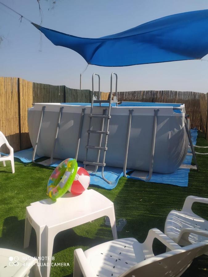 אצל דוד בכפר Lägenhet Kfar Gidon Exteriör bild
